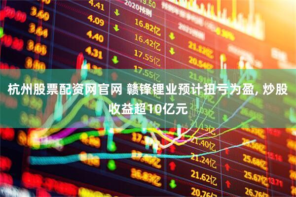 杭州股票配资网官网 赣锋锂业预计扭亏为盈, 炒股收益超10亿元